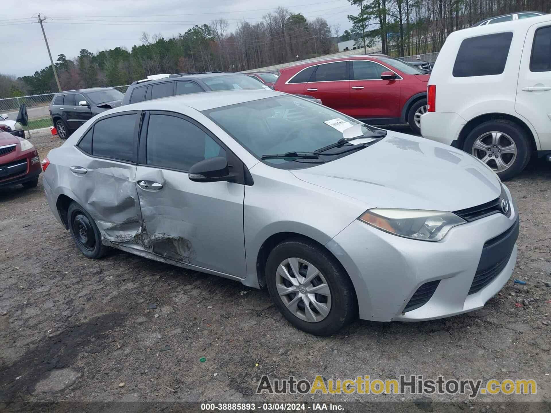 TOYOTA COROLLA L, 2T1BURHE7GC489241