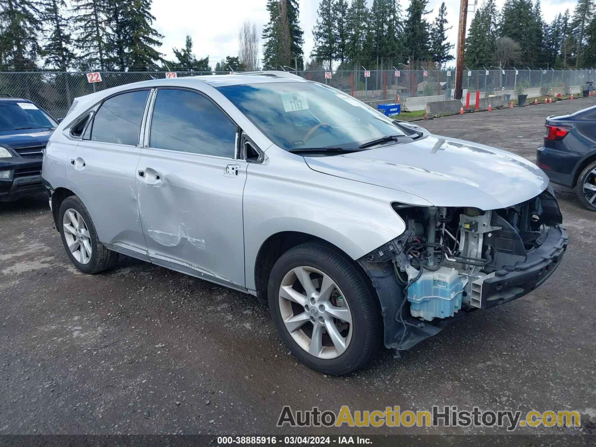 LEXUS RX 350, 2T2ZK1BA0BC044601