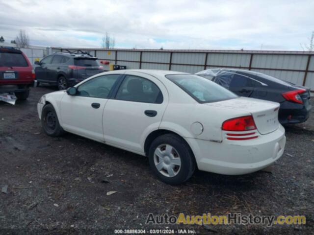 DODGE STRATUS SE, 1B3EL36X53N549544