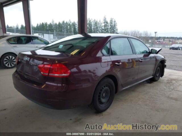 VOLKSWAGEN PASSAT 2.5L S, 1VWAP7A36DC116645