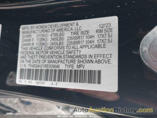 HONDA CR-V LX AWD, 7FARS4H21RE009646