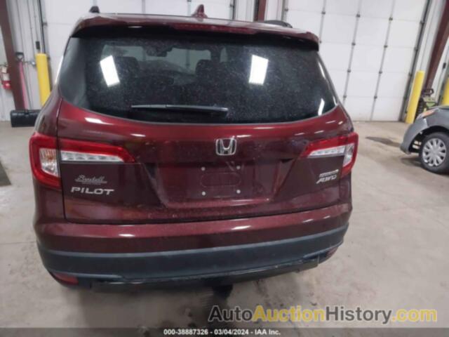 HONDA PILOT AWD SPECIAL EDITION, 5FNYF6H29NB069191