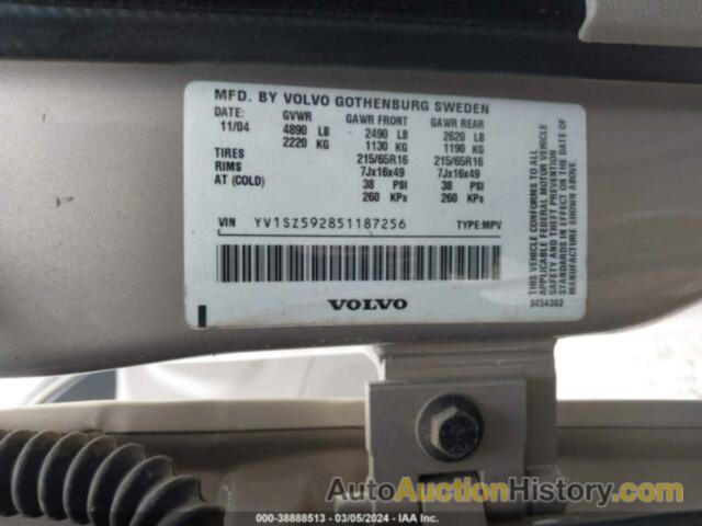 VOLVO XC70 2.5T AWD, YV1SZ592851187256