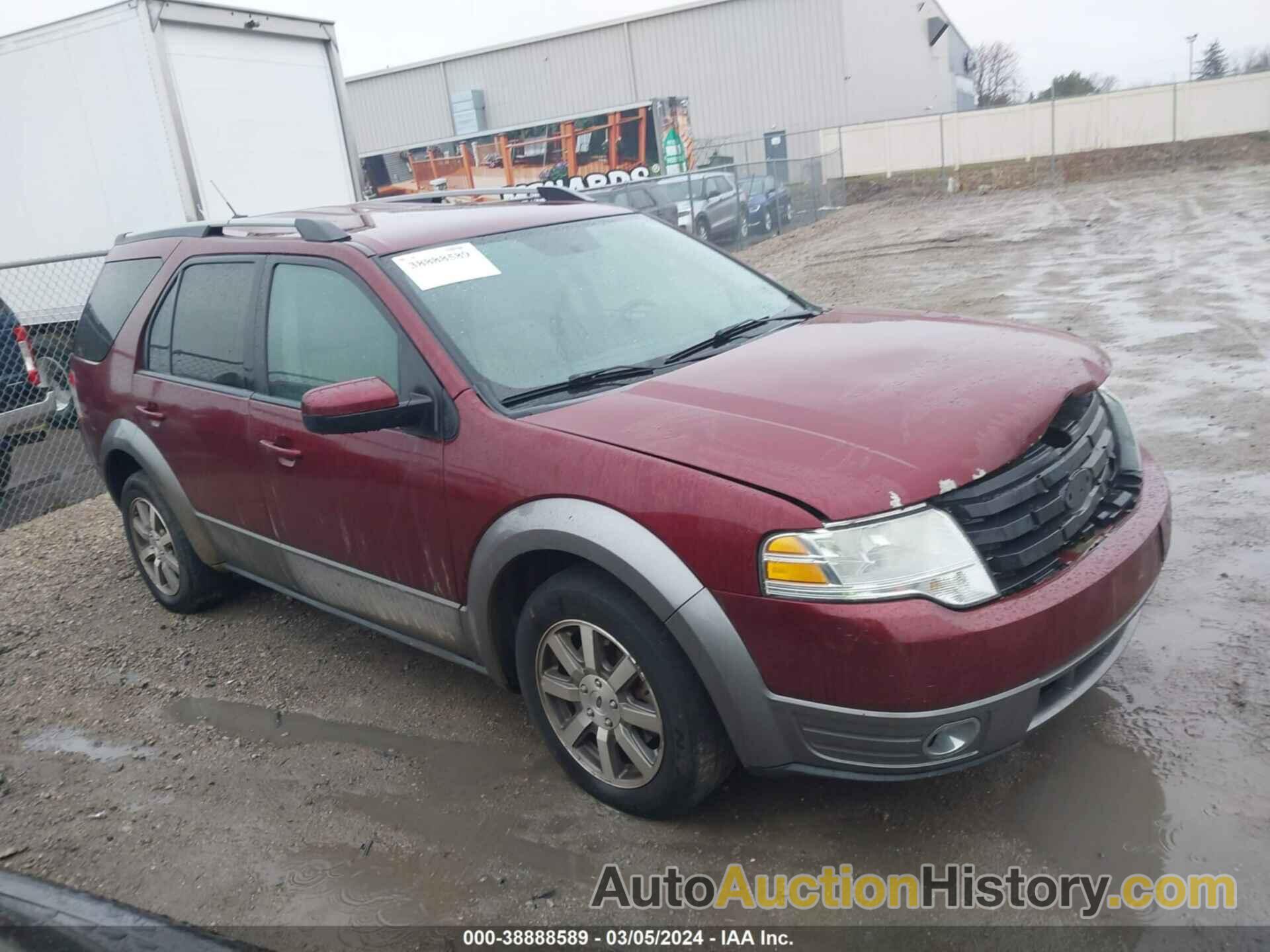 FORD TAURUS X SEL, 1FMDK02W28GA11870