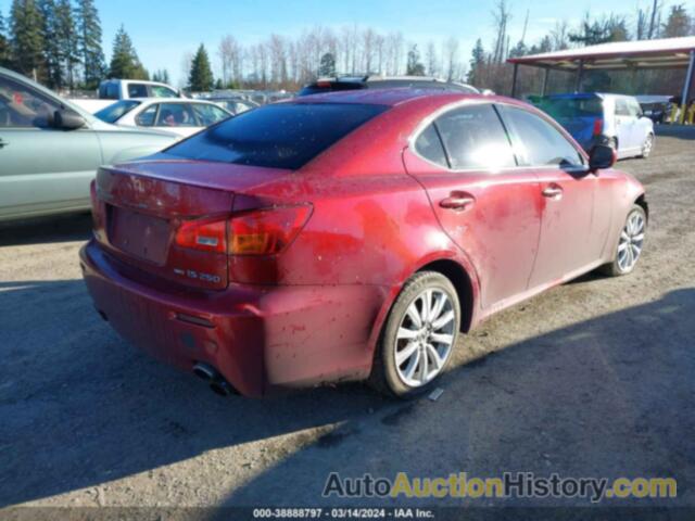 LEXUS IS 250, JTHCK262465001643