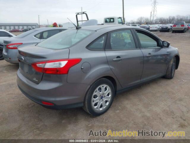 FORD FOCUS SE, 1FAHP3F22CL405293