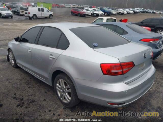 VOLKSWAGEN JETTA 2.0L S, 3VW2K7AJ8FM212649