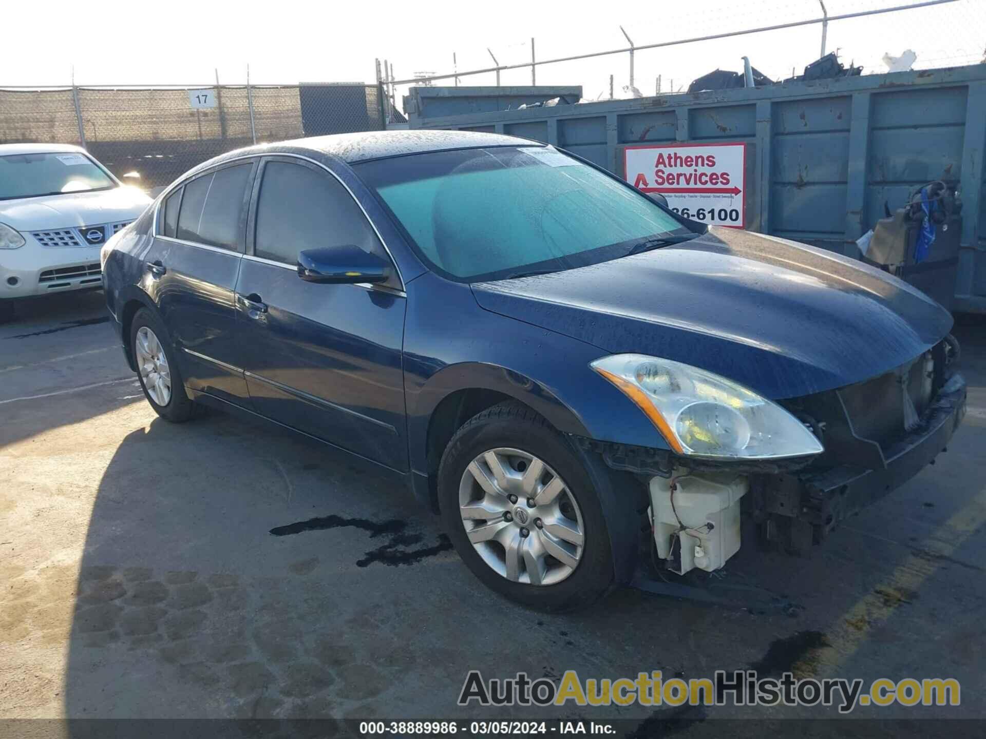 NISSAN ALTIMA 2.5 S, 1N4AL2AP3CC259738