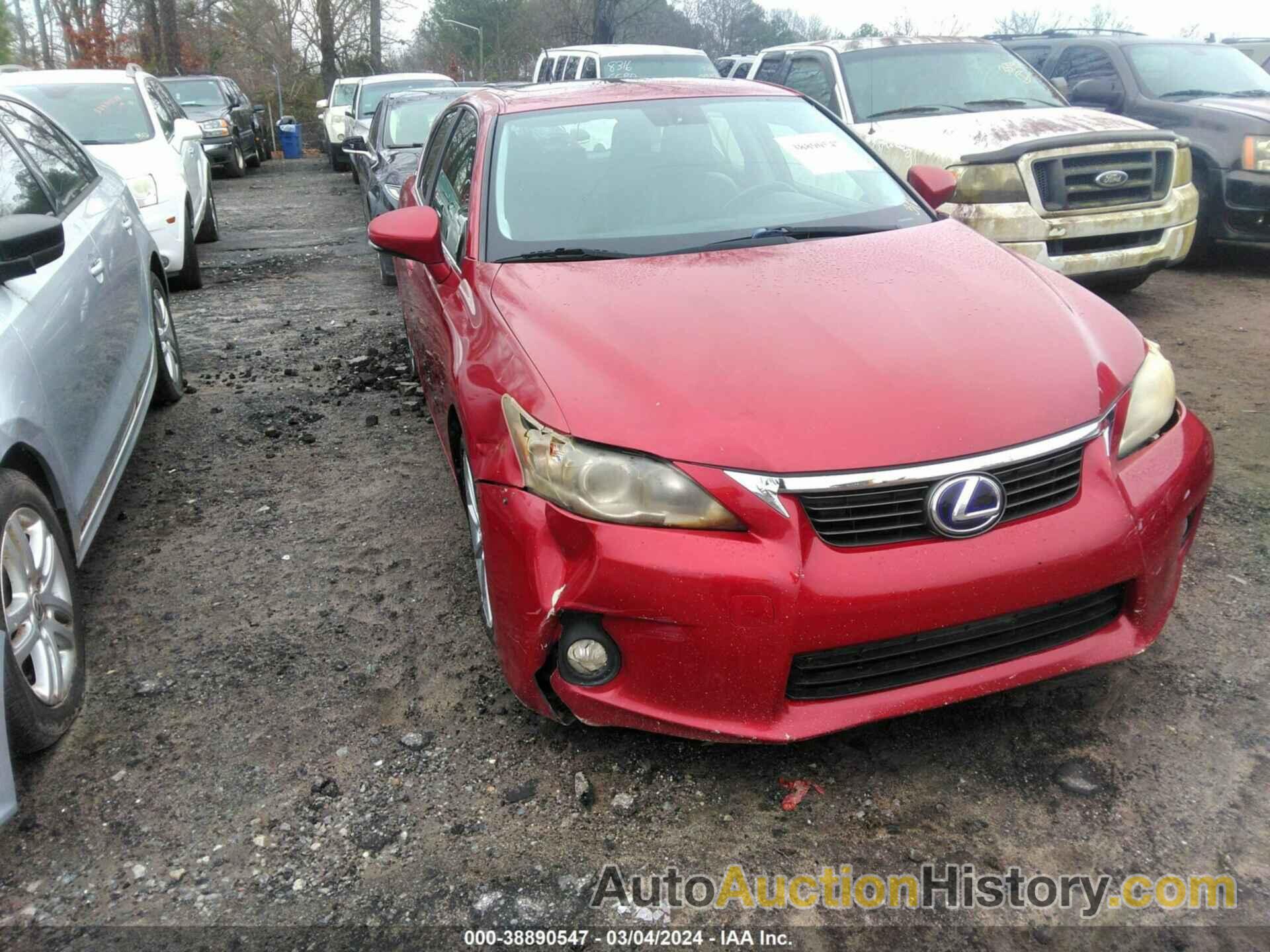 LEXUS CT 200H PREMIUM, JTHKD5BH6C2108188