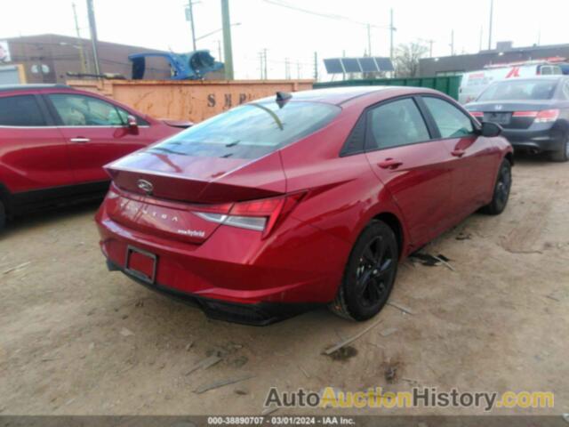 HYUNDAI ELANTRA HYBRID BLUE, KMHLM4AJ4PU084774