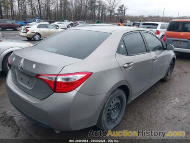 TOYOTA COROLLA LE, 2T1BURHE0GC708542