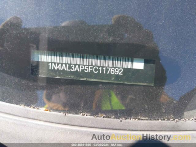 NISSAN ALTIMA 2.5 S, 1N4AL3AP5FC117692