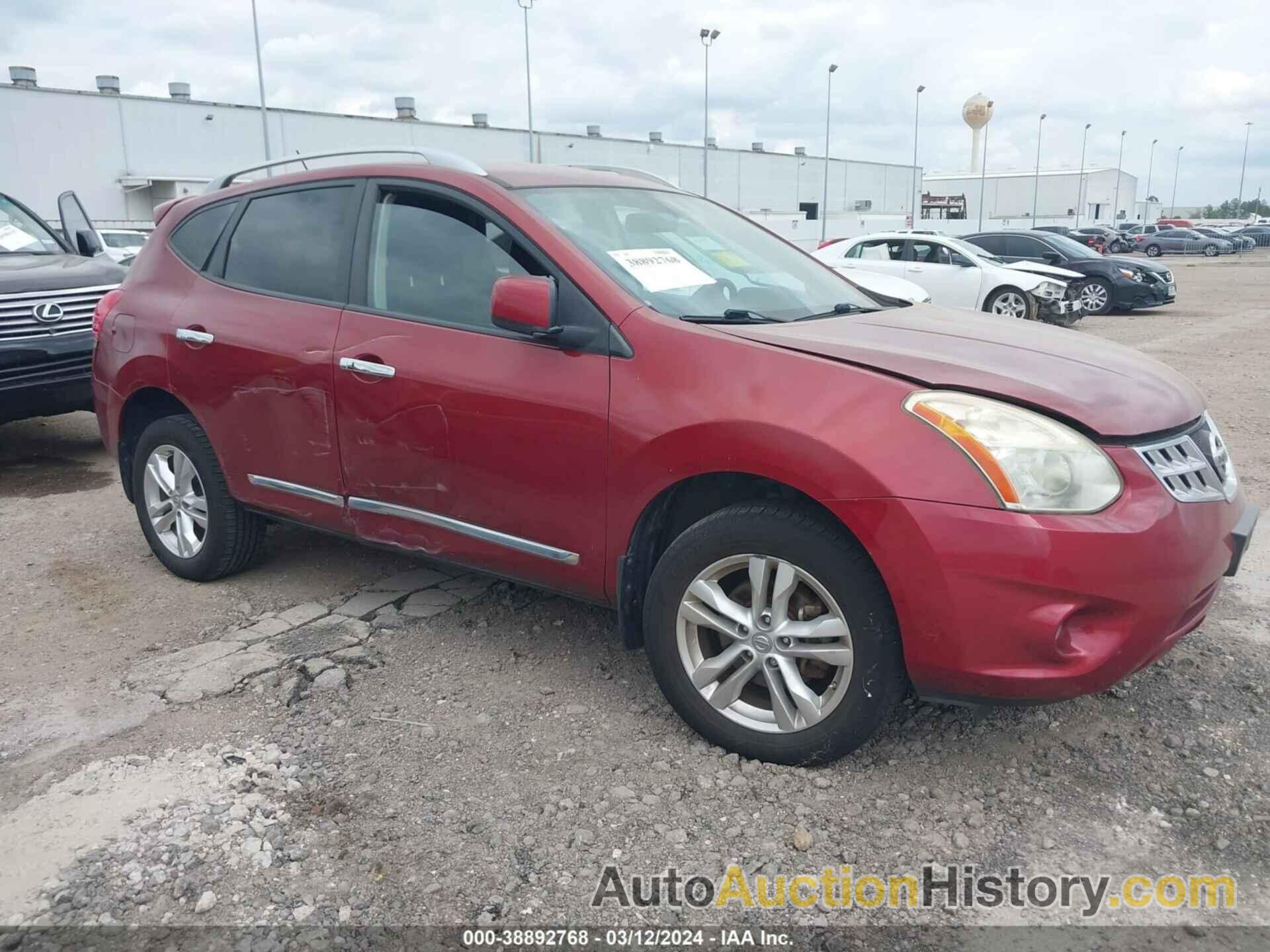 NISSAN ROGUE S/SV, JN8AS5MT4DW533508