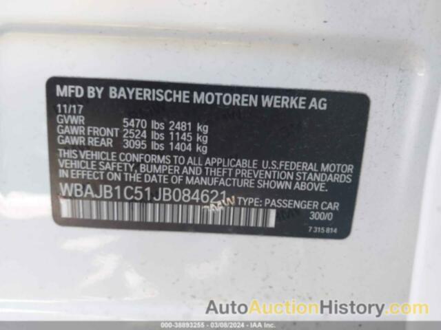 BMW 530E XDRIVE IPERFORMANCE, WBAJB1C51JB084621