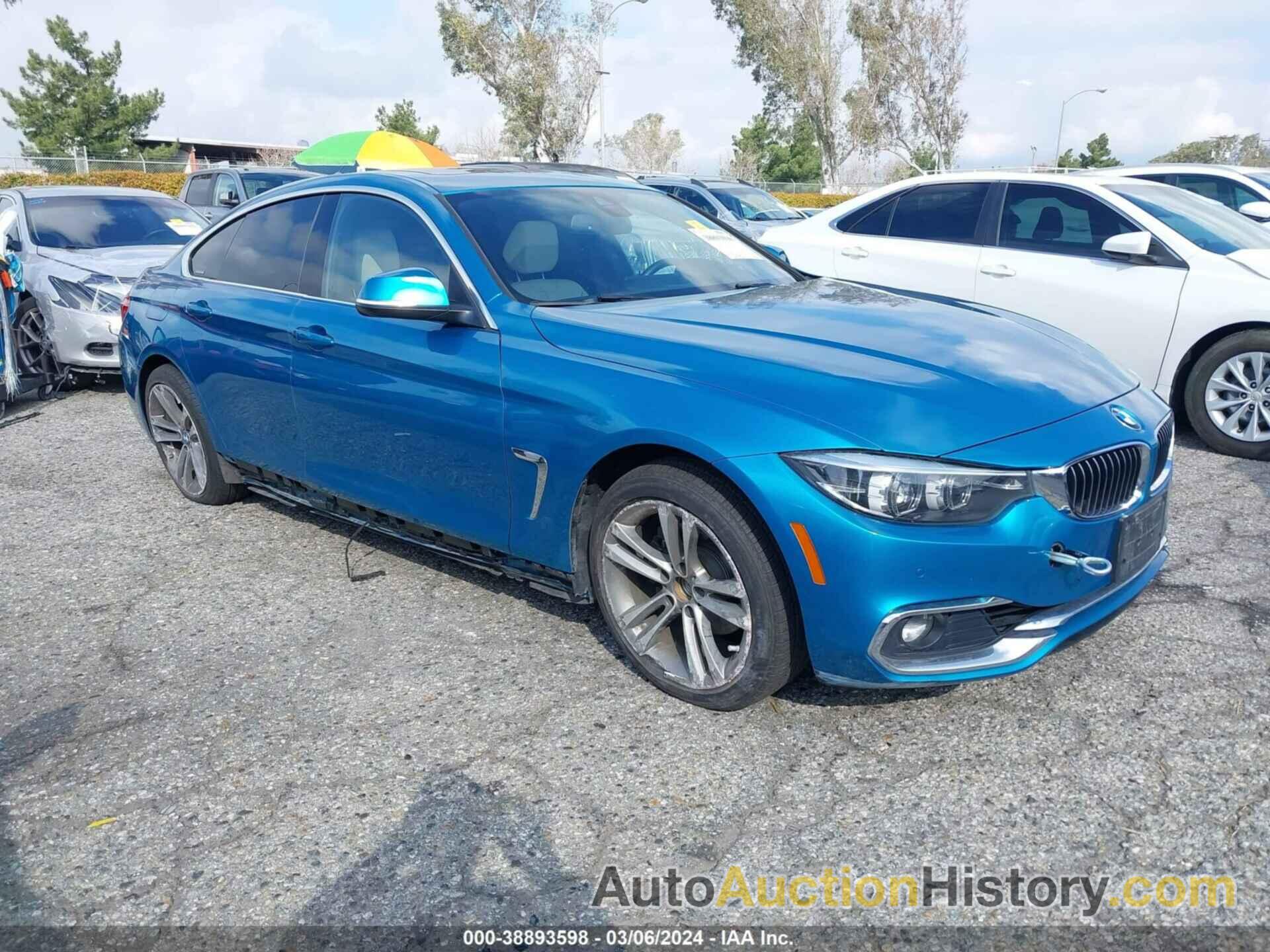 BMW 430I GRAN COUPE XDRIVE, WBA4J3C52JBG95644