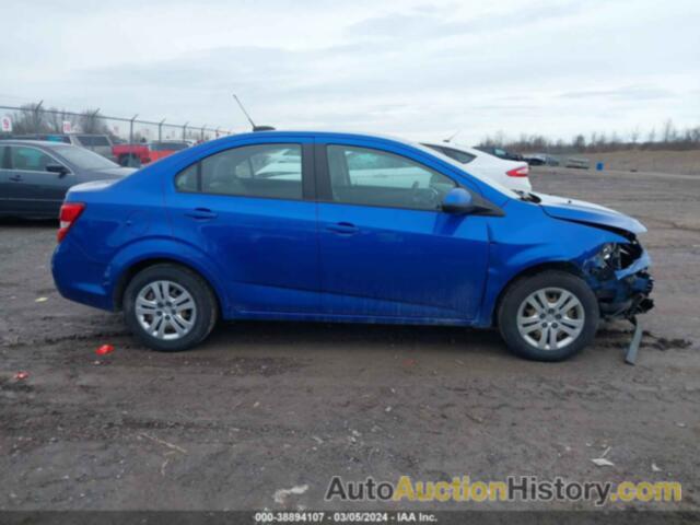 CHEVROLET SONIC FWD  LS, 1G1JB5SB8L4122055