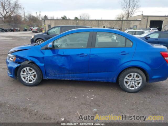 CHEVROLET SONIC FWD  LS, 1G1JB5SB8L4122055