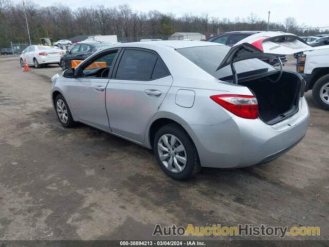 TOYOTA COROLLA LE, 2T1BURHE2FC471499