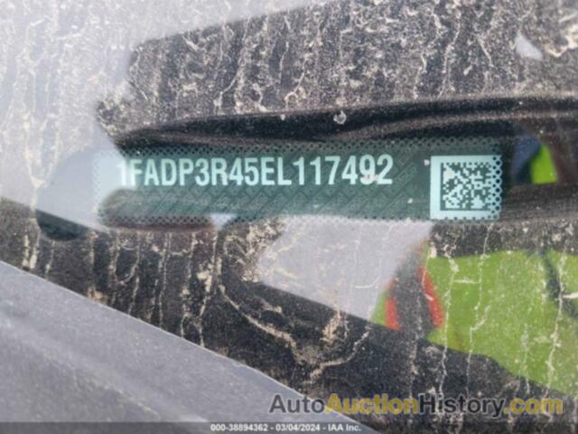 FORD FOCUS ELECTRIC, 1FADP3R45EL117492