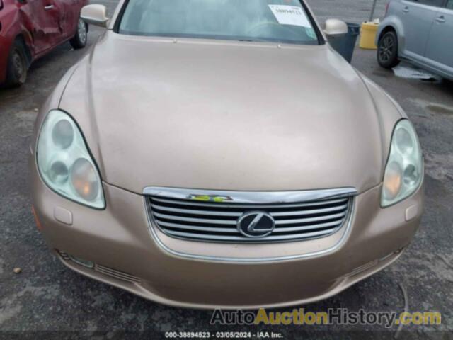 LEXUS SC 430, JTHFN48Y950066601