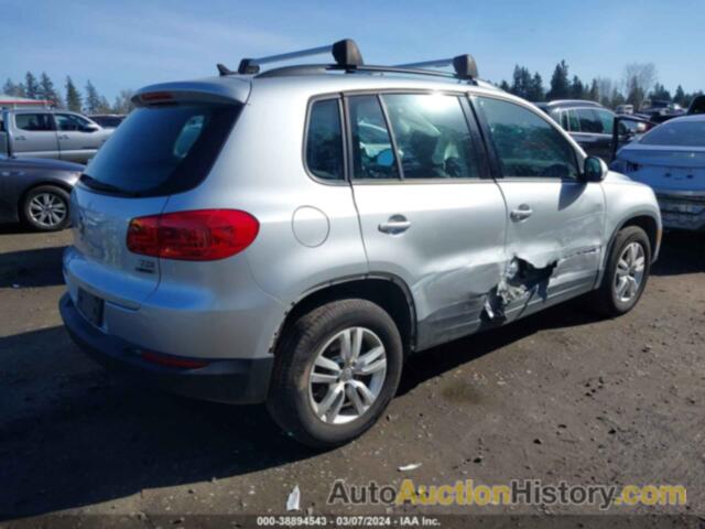 VOLKSWAGEN TIGUAN 2.0T S, WVGBV7AX0HK001532