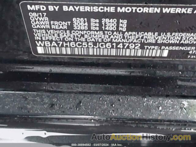 BMW M760I XDRIVE, WBA7H6C55JG614792