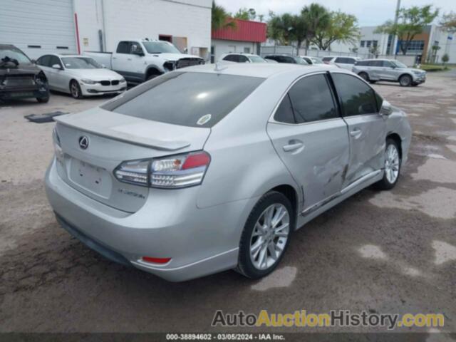 LEXUS HS 250H PREMIUM, JTHBB1BA9A2018368