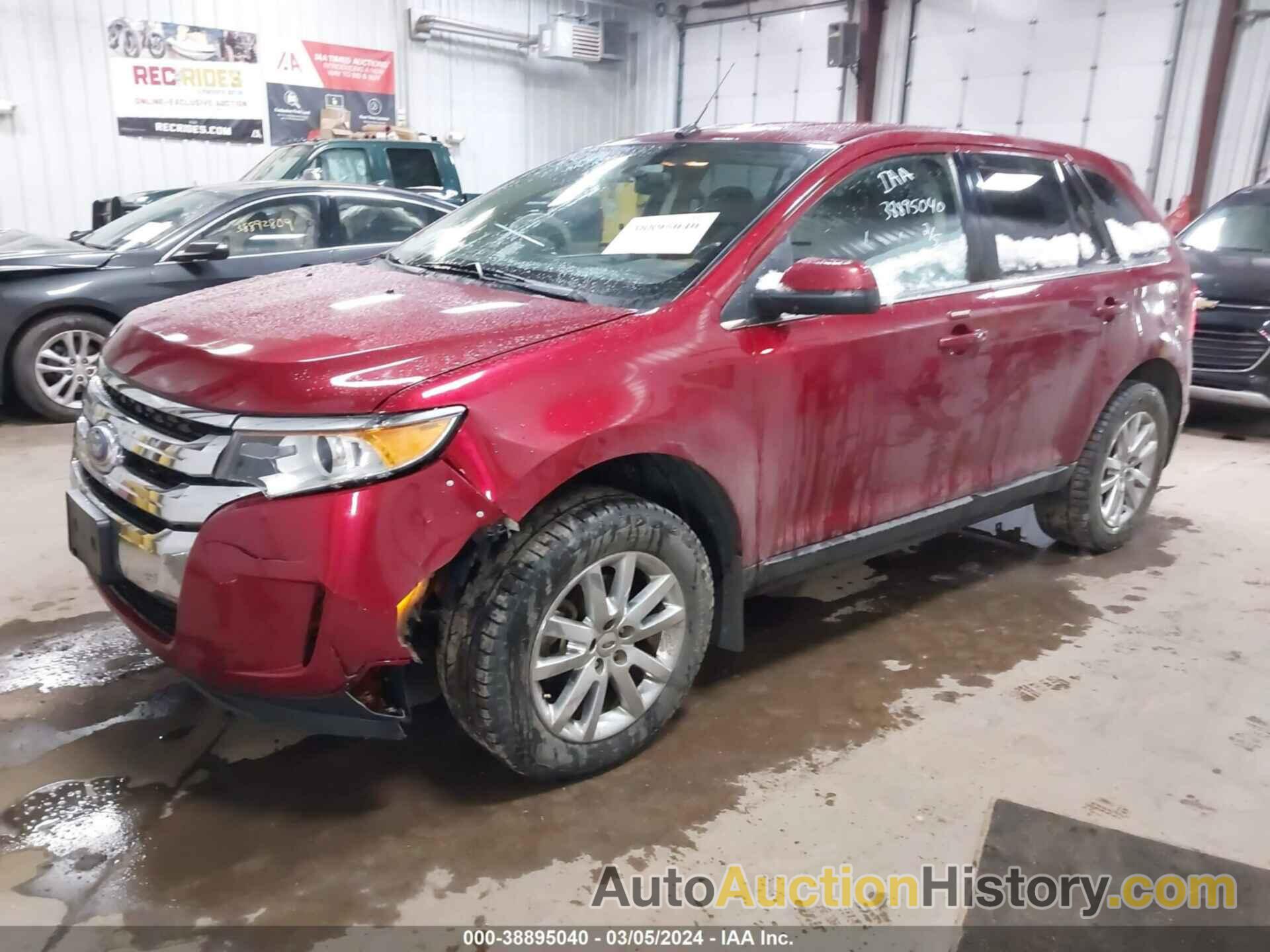 FORD EDGE LIMITED, 2FMDK4KC0DBE18892