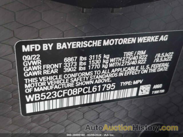 BMW IX XDRIVE50, WB523CF08PCL61795