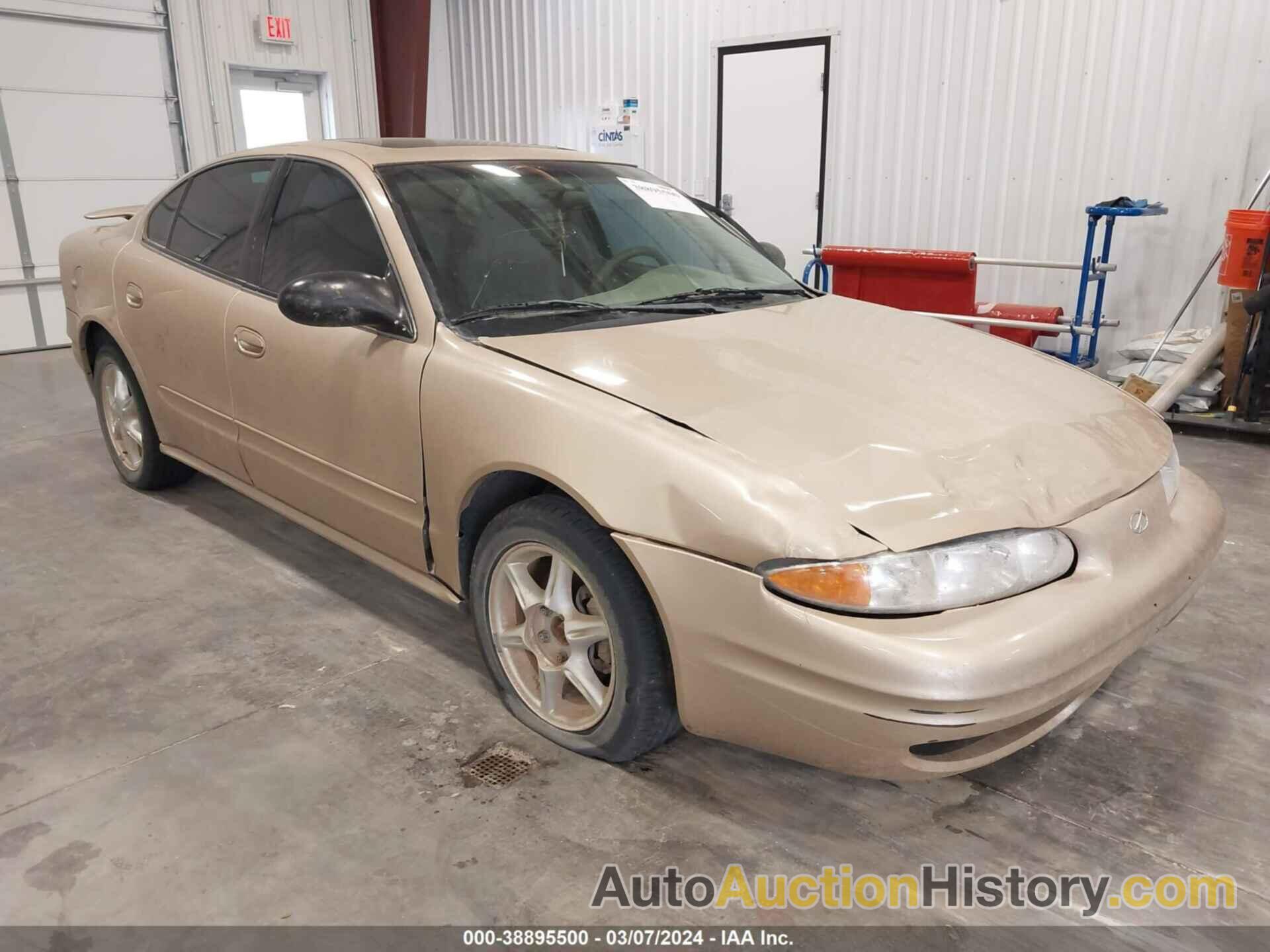 OLDSMOBILE ALERO GL2, 1G3NL52E31C251016