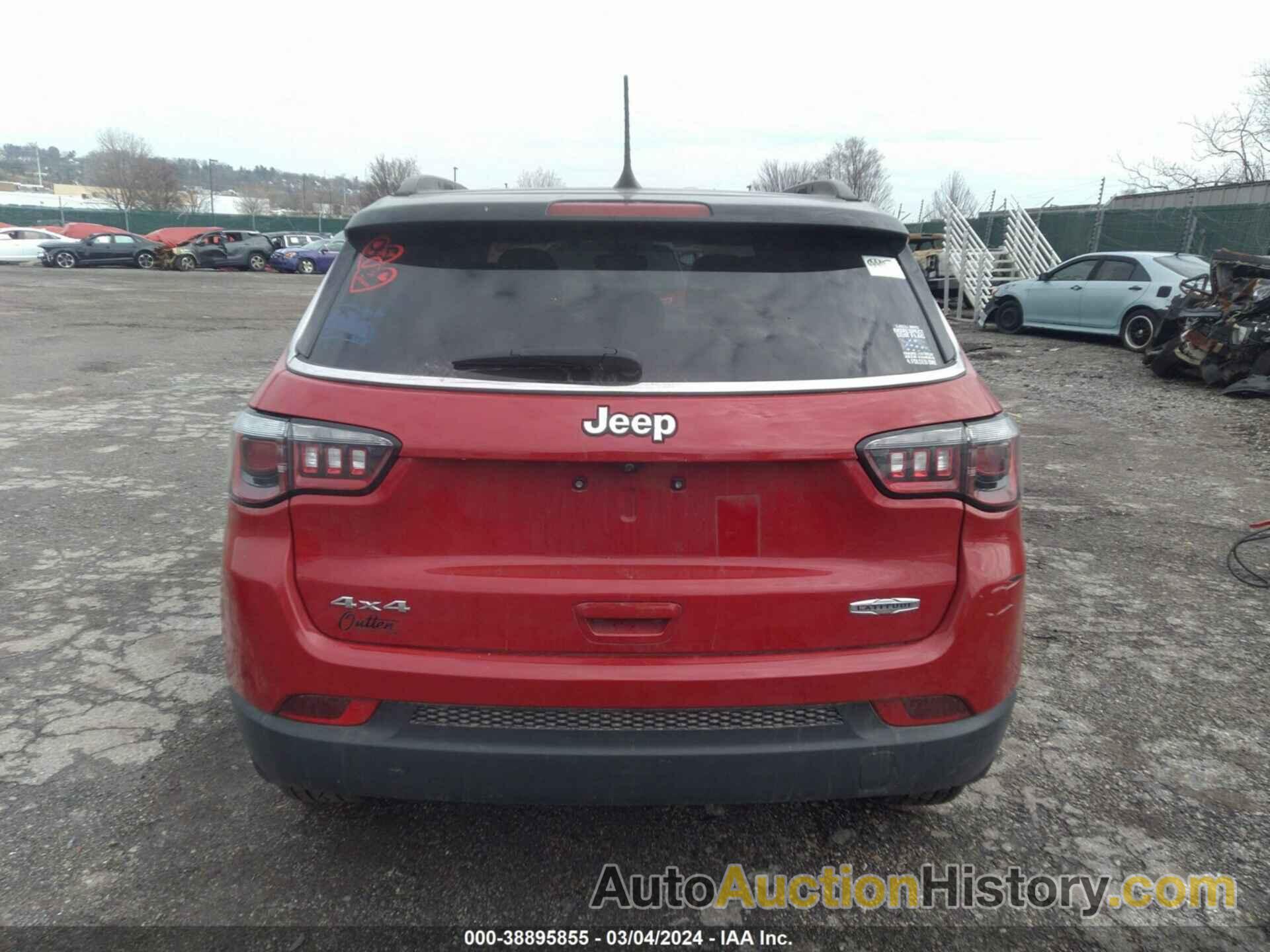 JEEP COMPASS LATITUDE 4X4, 3C4NJDBB3LT123243