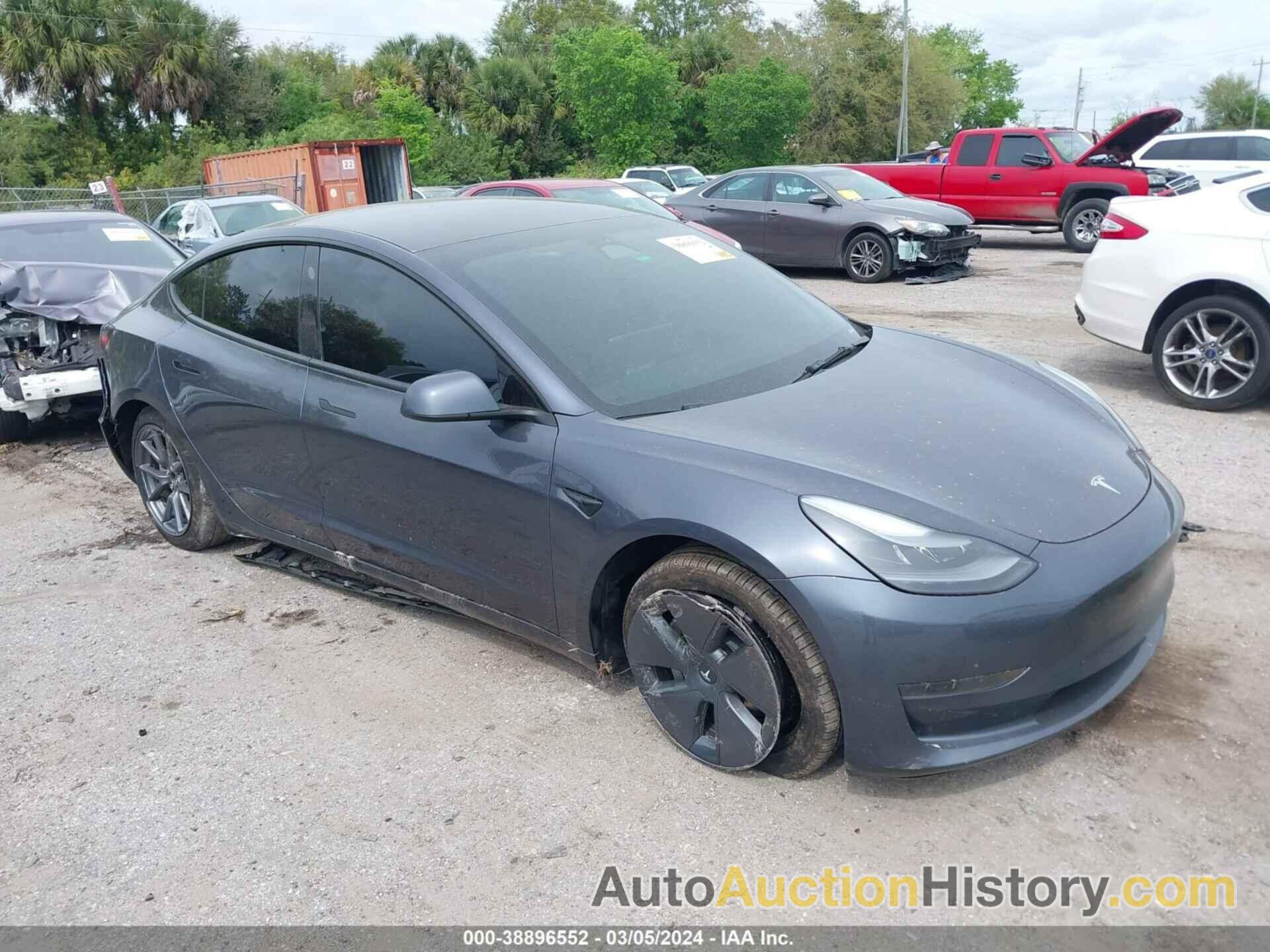 TESLA MODEL 3 REAR-WHEEL DRIVE, 5YJ3E1EA2PF645492