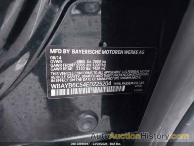 BMW 750I XDRIVE, WBAYB6C54ED225204