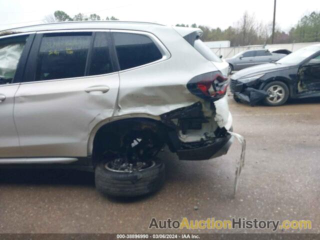 BMW X3 XDRIVE30I, 5UX53DP02P9R81852