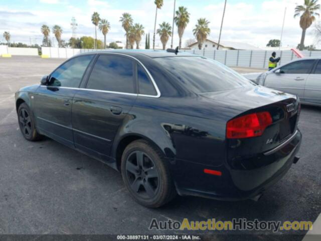 AUDI A4 2.0T QUATTRO, WAUDF78E06A248872