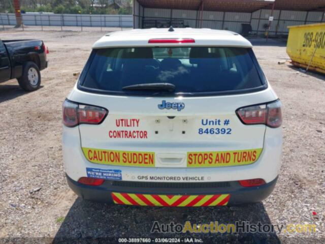 JEEP COMPASS SPORT FWD, 3C4NJCAB0JT263355