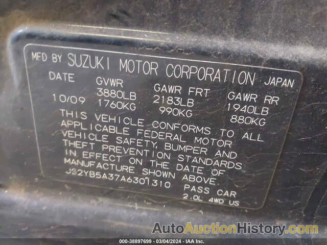 SUZUKI SX4 TECHNOLOGY, JS2YB5A37A6301310