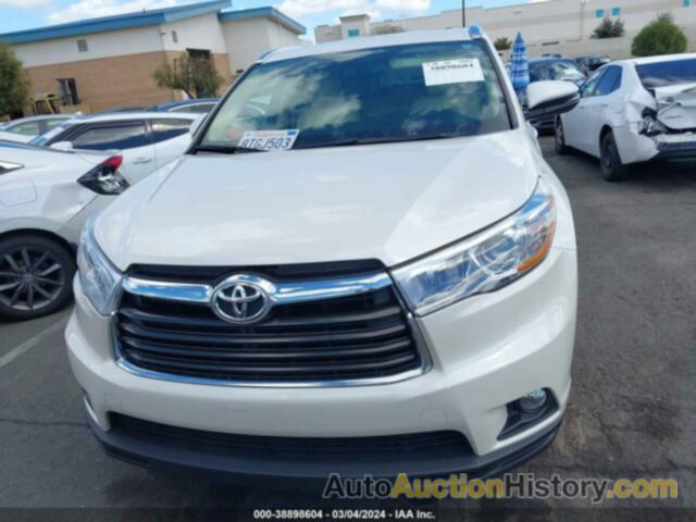 TOYOTA HIGHLANDER XLE V6, 5TDKKRFH0GS503331