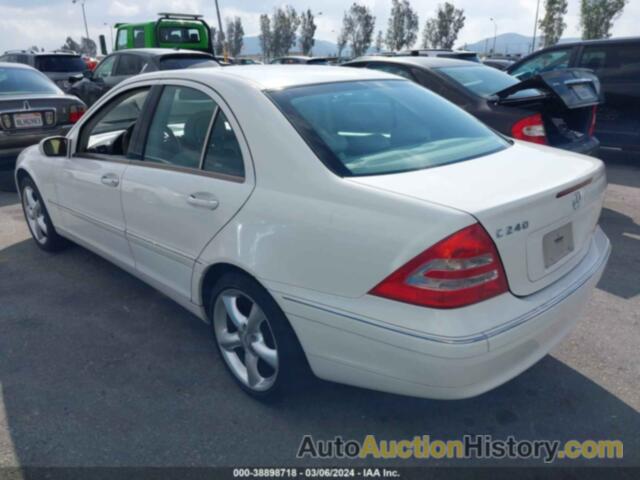 MERCEDES-BENZ C 240, WDBRF61J24A572301