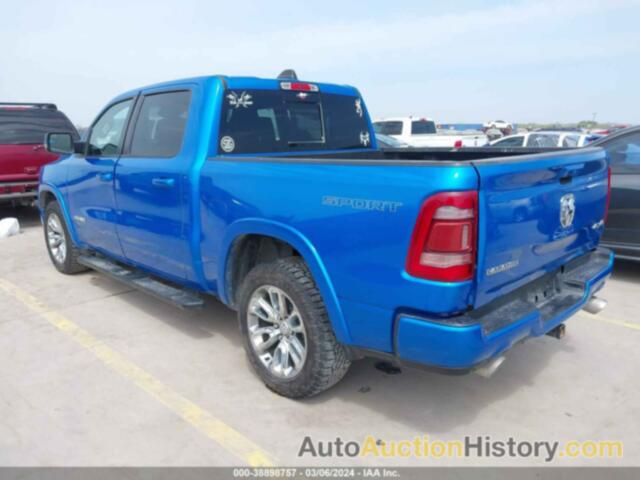 RAM 1500 LARAMIE  4X4 5'7 BOX, 1C6SRFJT6MN810243