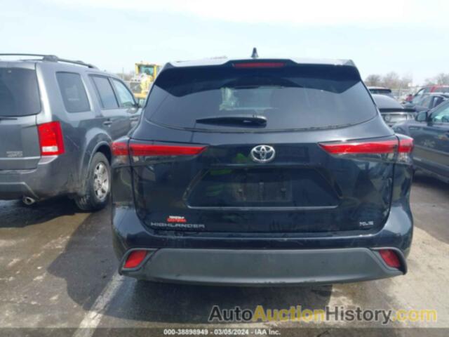 TOYOTA HIGHLANDER XLE, 5TDKDRAH8PS026584