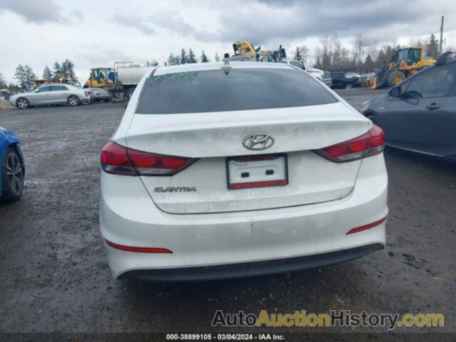 HYUNDAI ELANTRA SEL, 5NPD84LF7JH259087