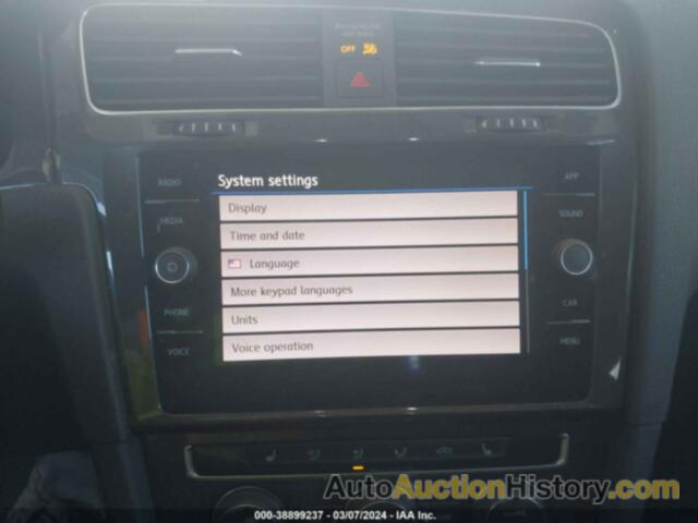 VOLKSWAGEN E-GOLF SE, WVWKR7AUXKW914555