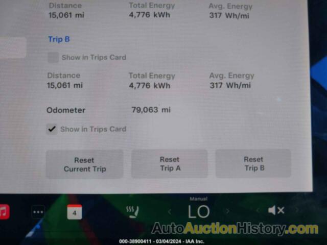 TESLA MODEL 3 LONG RANGE/PERFORMANCE, 5YJ3E1EB0KF208544