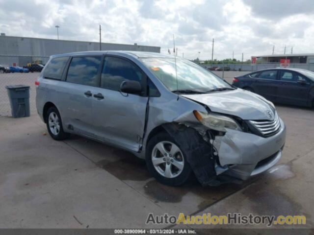 TOYOTA SIENNA BASE 7 PASSENGER, 5TDKA3DC5CS012299