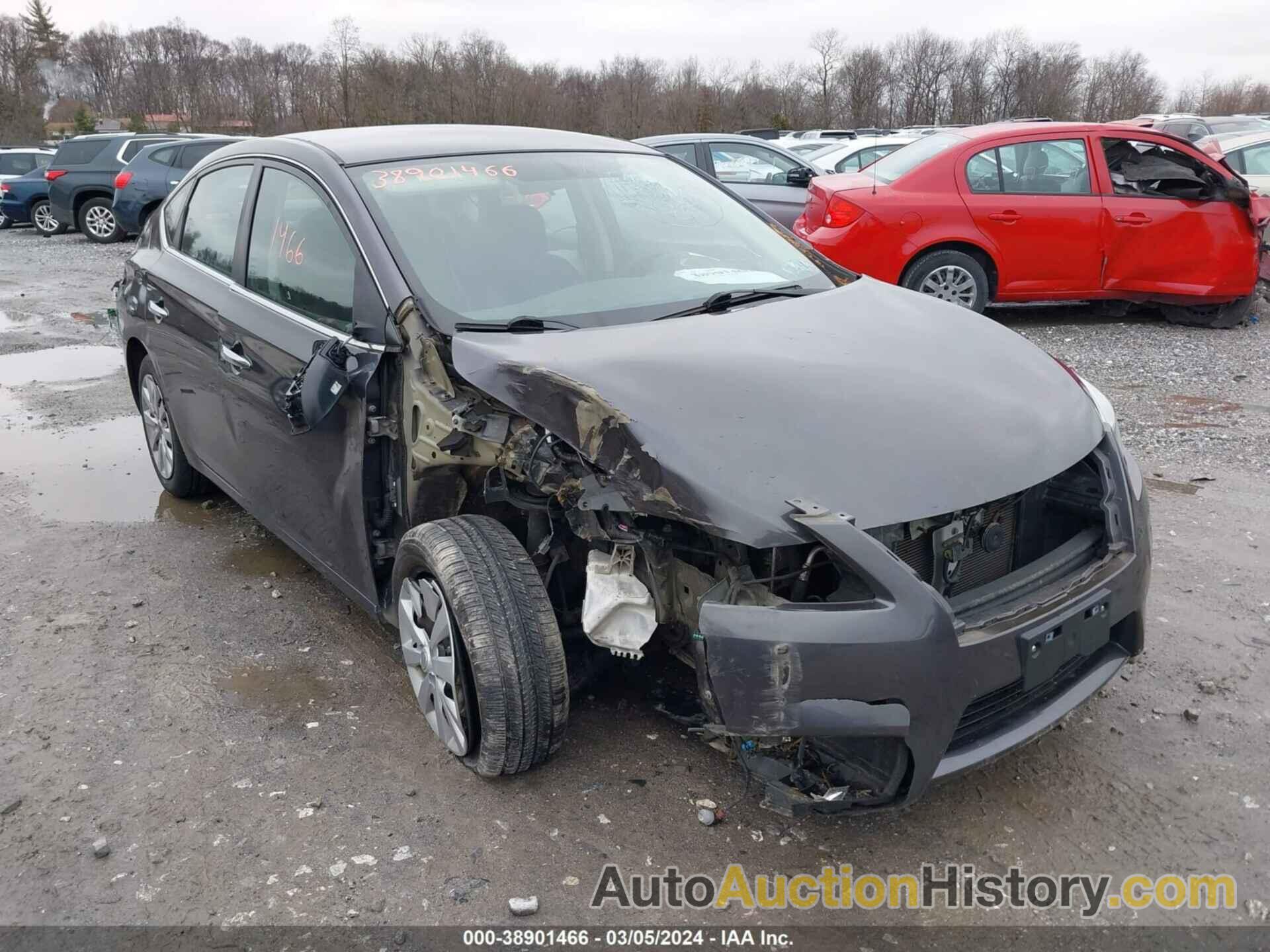 NISSAN SENTRA SV, 3N1AB7APXEL668307