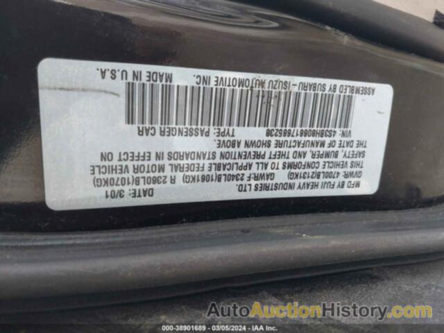 SUBARU OUTBACK H6-3.0, 4S3BH806617665238