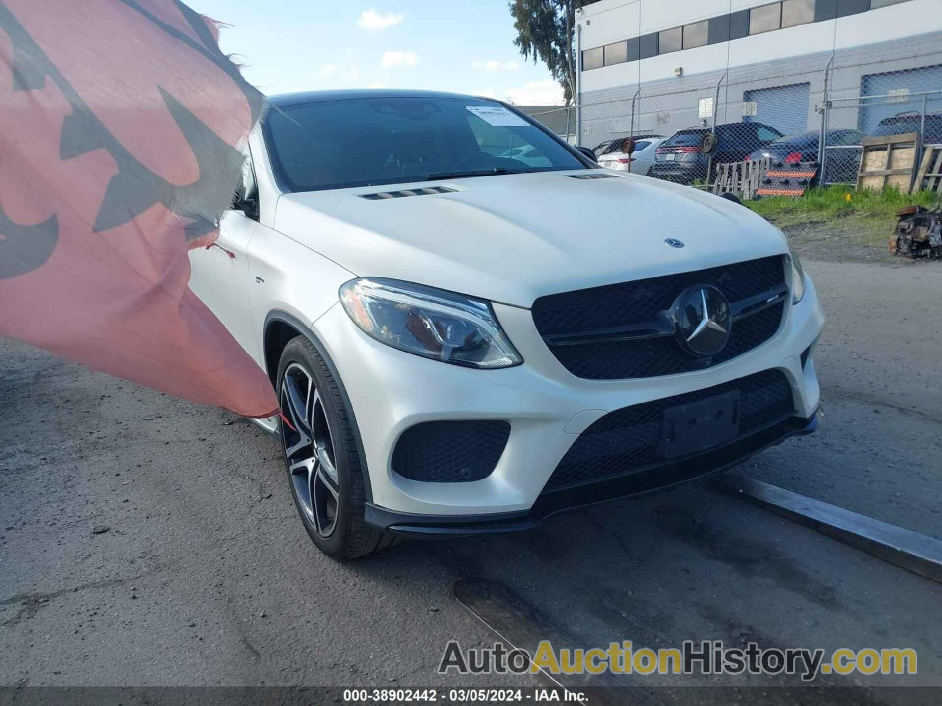 MERCEDES-BENZ AMG GLE 43 COUPE 43 AMG, 4JGED6EB6KA154308