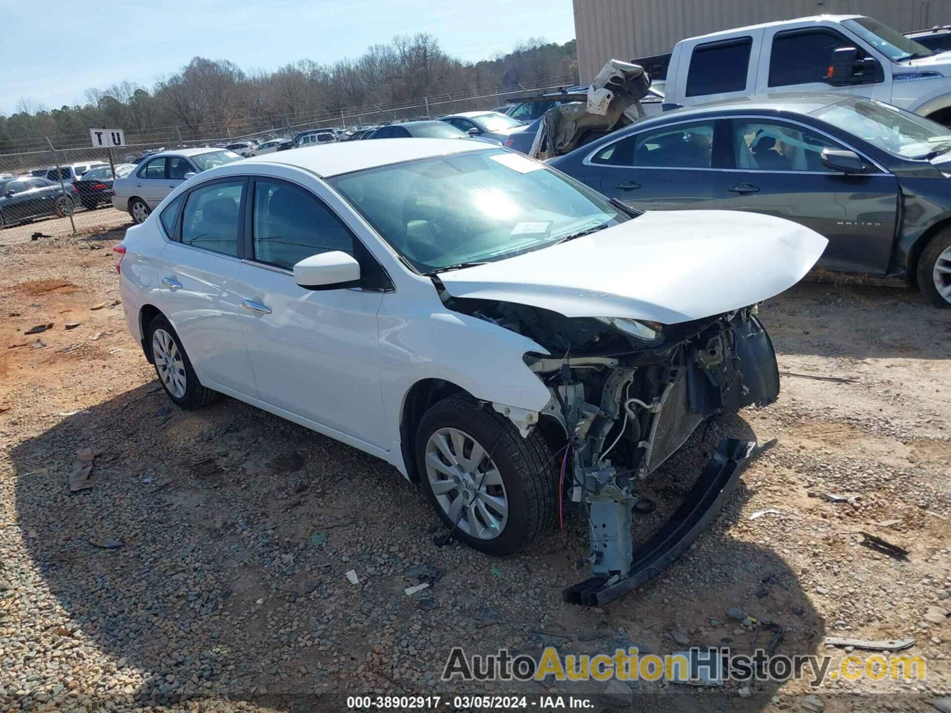 NISSAN SENTRA S, 3N1AB7APXFY364155