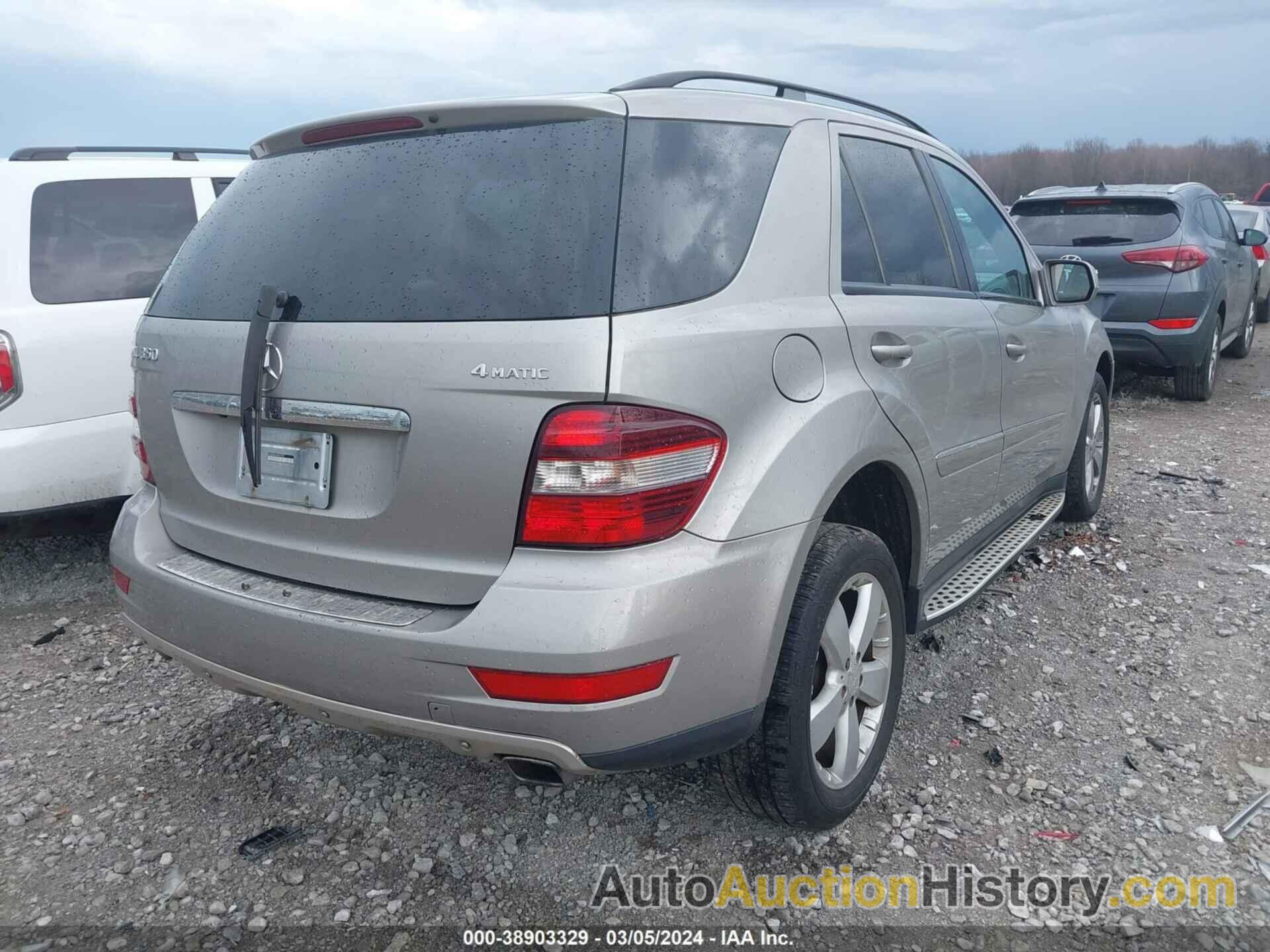 MERCEDES-BENZ ML 350 4MATIC, 4JGBB86E49A477599